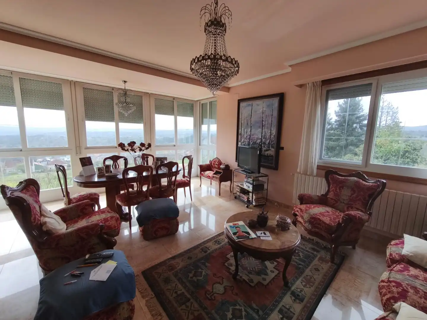 Living room of Houses for sale in Toén  with Heating, Private garden and Parquet flooring
