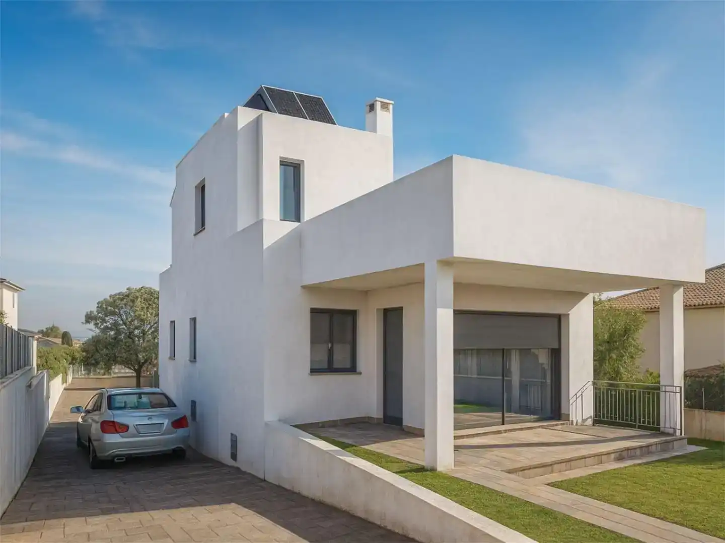 Vista exterior de Casa o xalet en venda en Lliçà d'Amunt, Barcelona