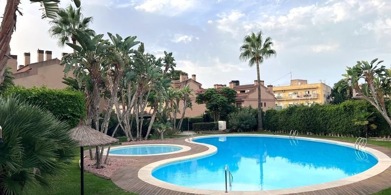 Swimming pool of Single-family semi-detached for sale in Sant Joan d'Alacant  with Air Conditioner, Private garden and Terrace