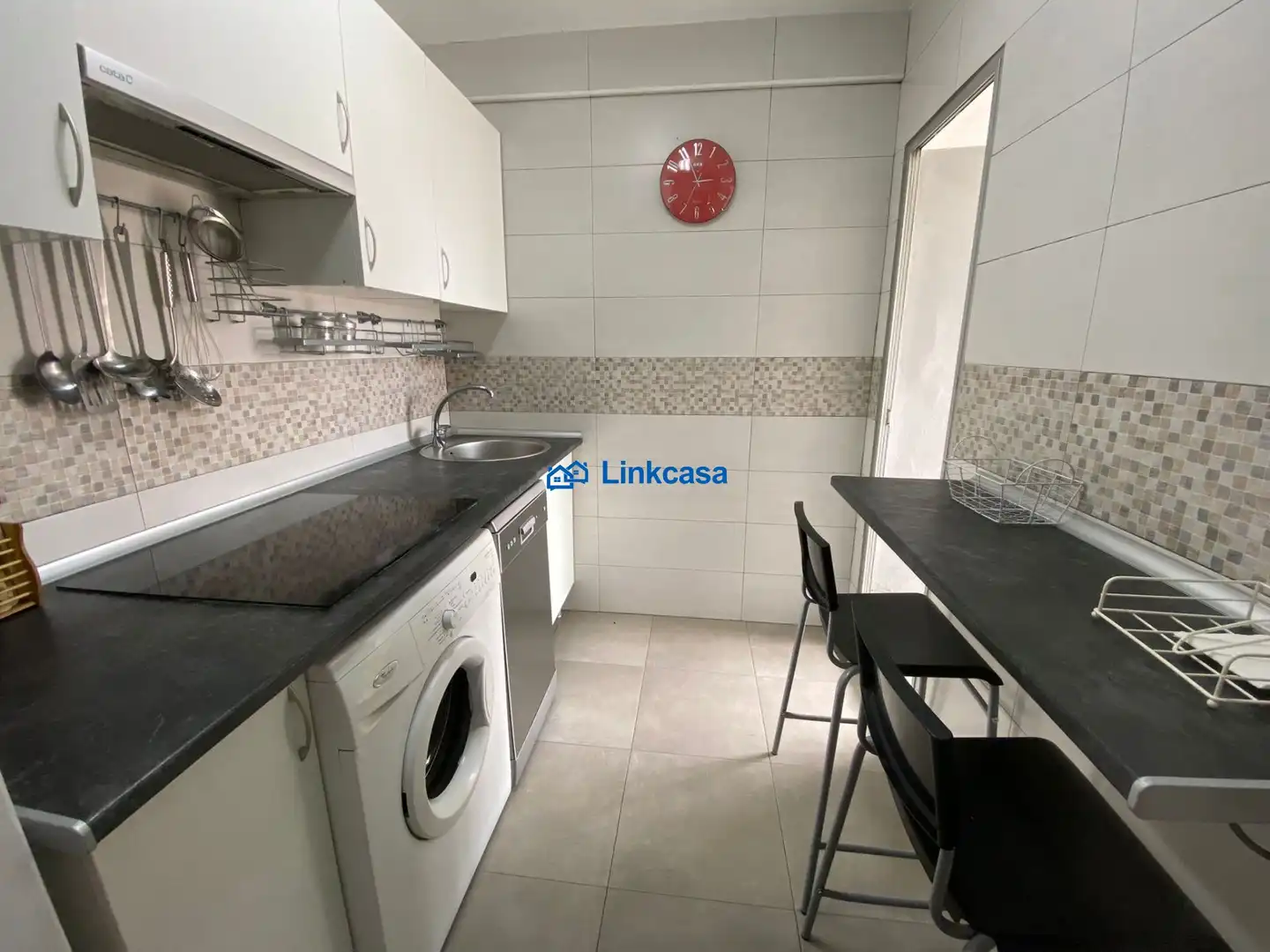 Kitchen of Flat for sale in Madrid  with Air Conditioner, Heating and Terrace