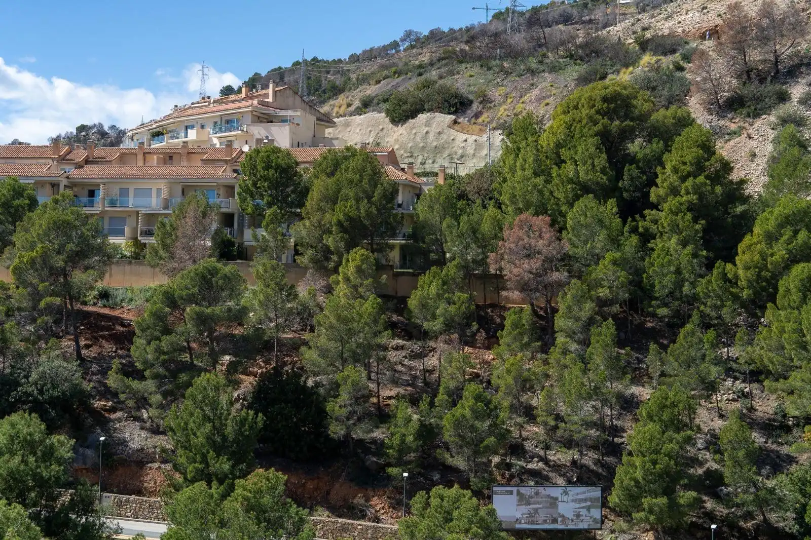 Außenansicht von Einfamilien-Reihenhaus zum Verkauf in Altea mit Klimaanlage, Heizung und Privatgarten