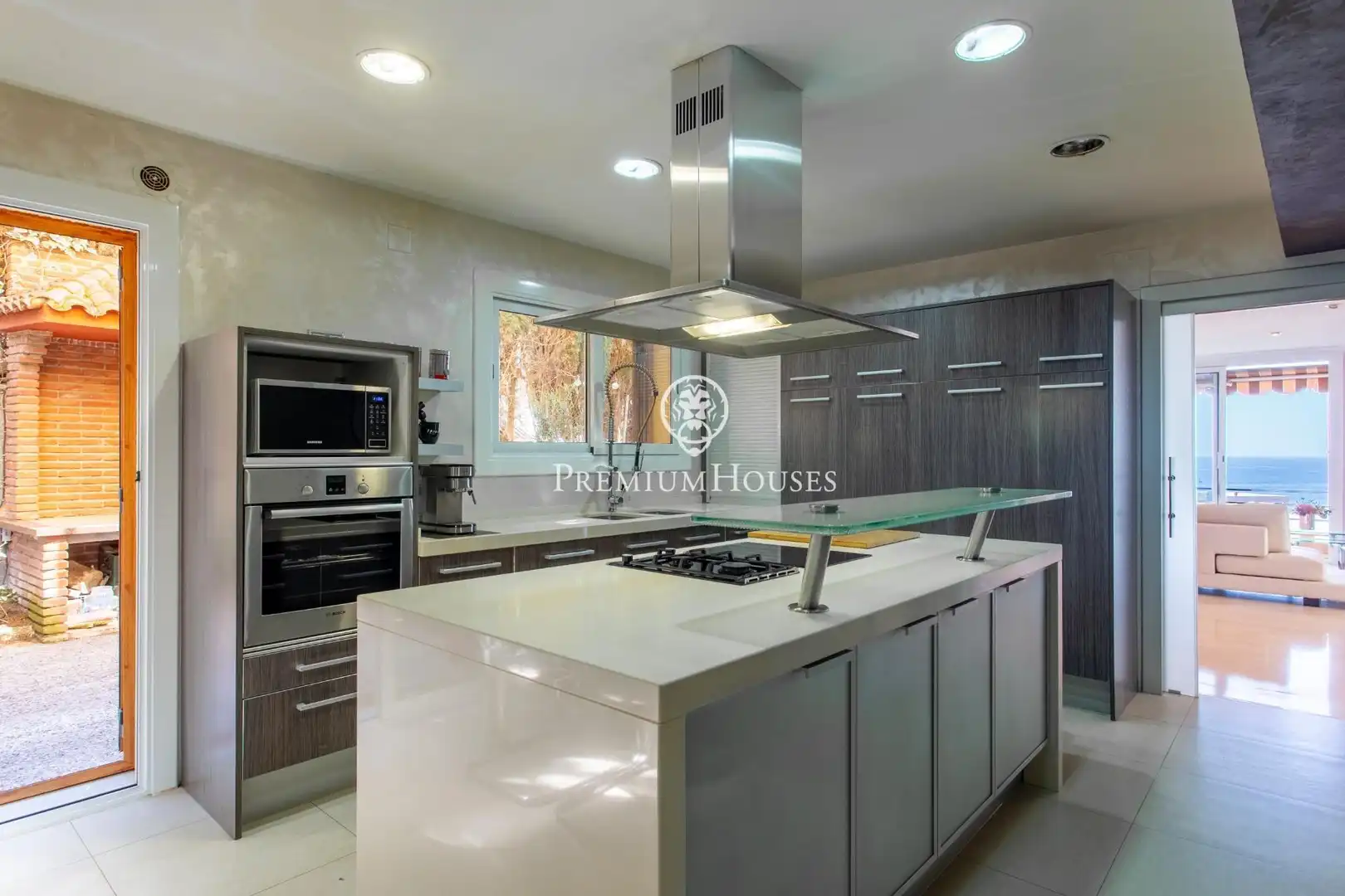 Cocina de Casa o chalet en venta en Arenys de Mar con Calefacción, Jardín privado y Terraza