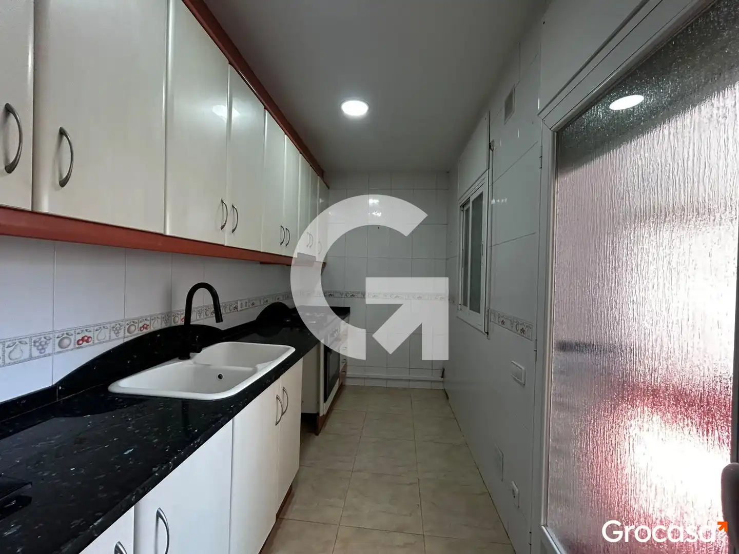 Kitchen of Flat for sale in Mataró  with Air Conditioner, Terrace and Storage room