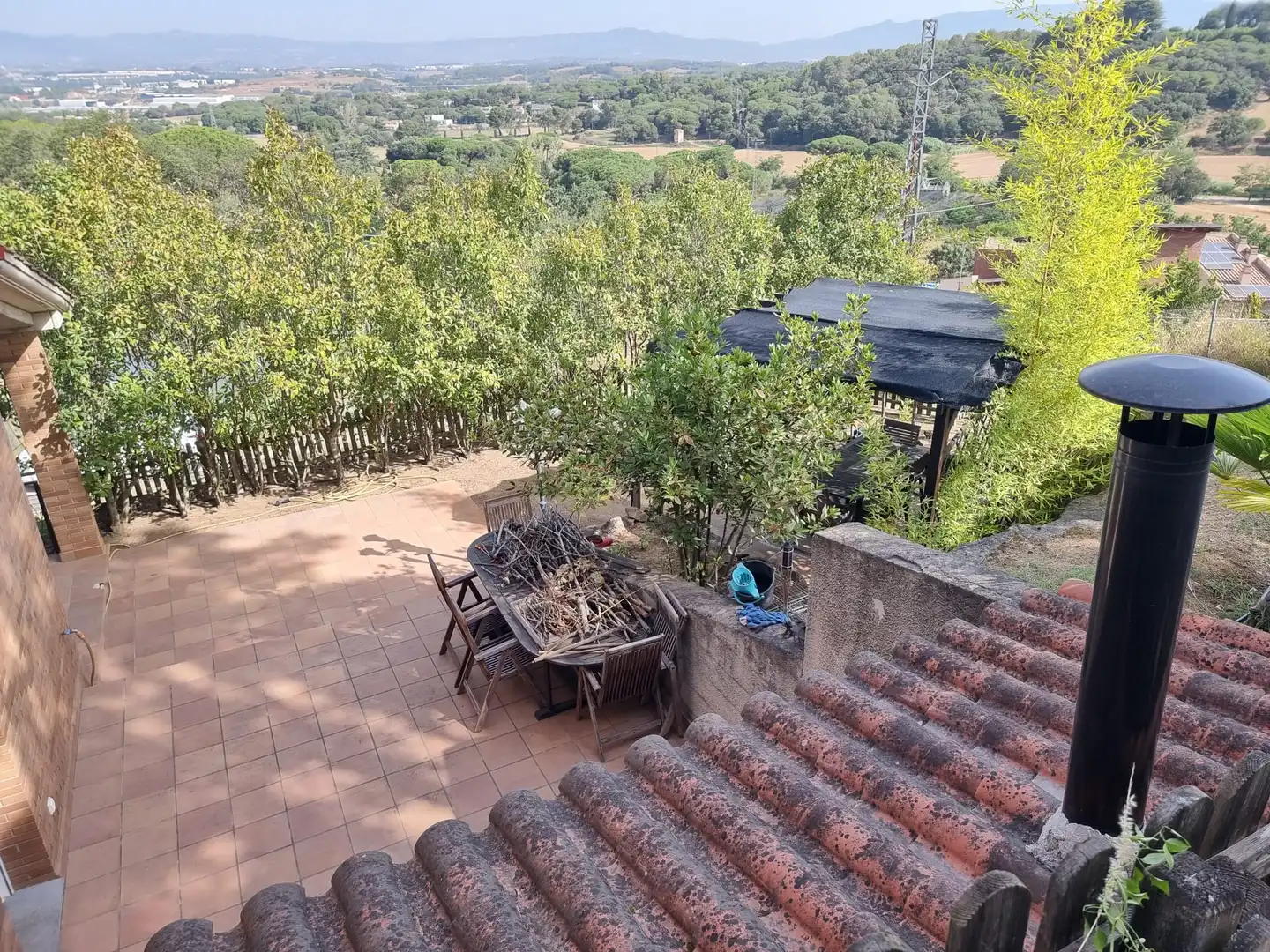 Terrassa de Casa o xalet en venda en Vilanova del Vallès amb Calefacció, Jardí privat i Terrassa