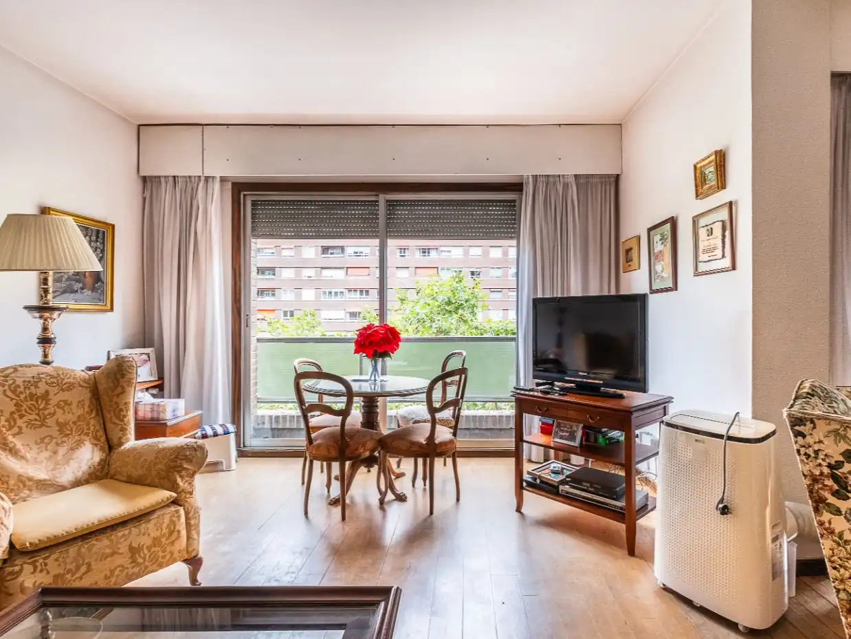 Sala de estar de Piso en venta en  Madrid Capital con Terraza y Balcón