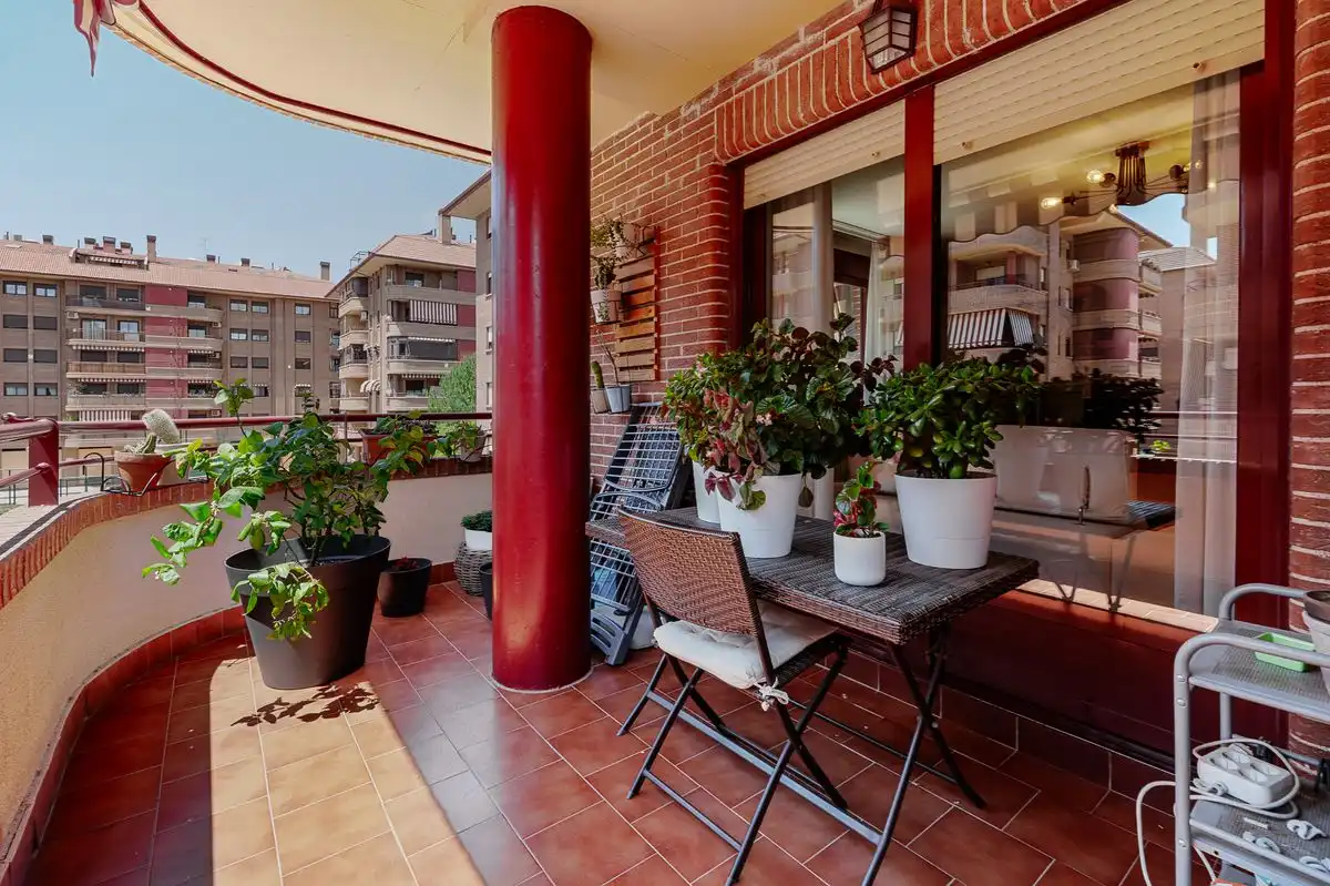 Terrace of Flat for sale in Alcalá de Henares  with Air Conditioner, Heating and Private garden