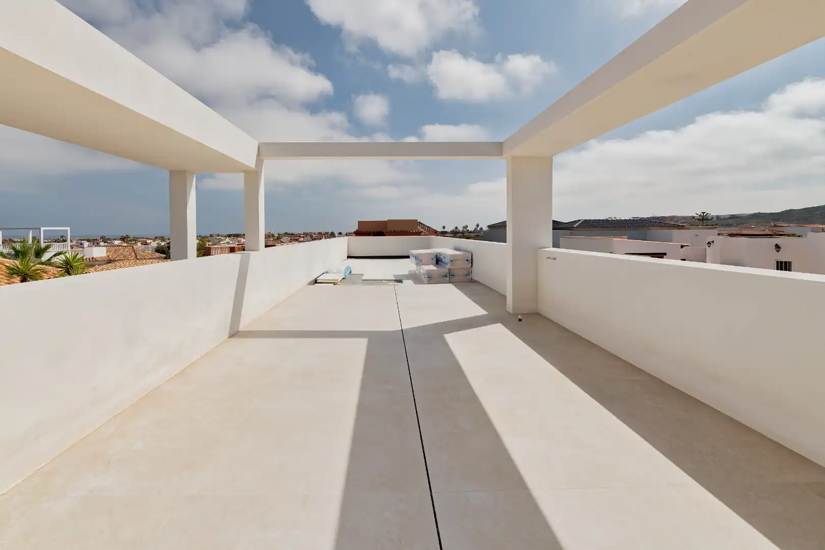 Terrassa de Casa o xalet en venda en La Oliva amb Aire condicionat, Jardí privat i Terrassa