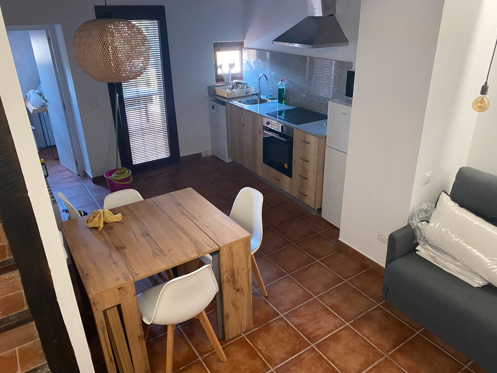 Cuina de Finca rústica en venda en Santa Pau amb Calefacció