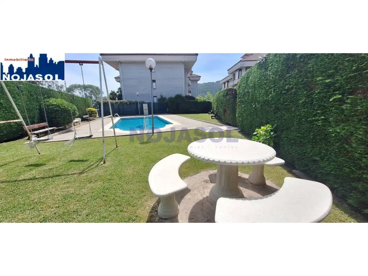 Garten von Wohnung zur Miete in Noja mit Heizung, Terrasse und Möbliert
