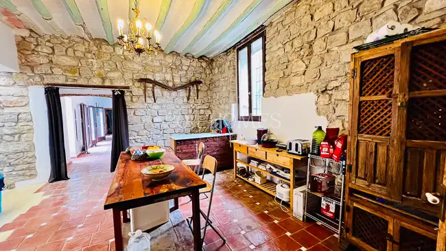 Cocina de Finca rústica en venta en Úbeda con Jardín privado, Terraza y Piscina