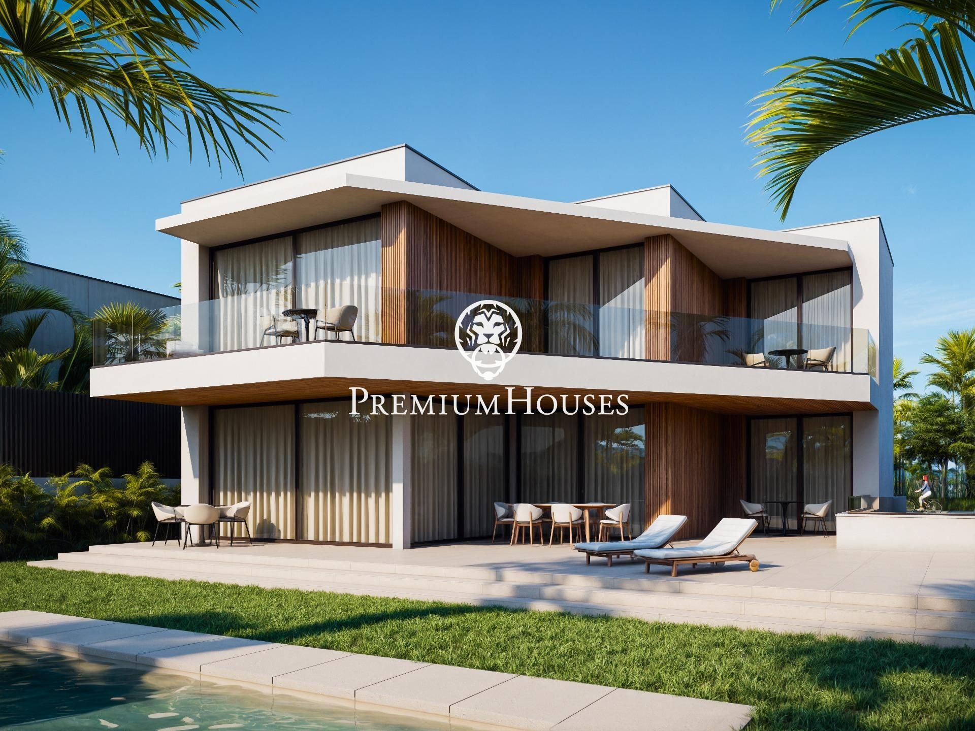 Exterior view of House or chalet for sale in Sitges  with Air Conditioner, Heating and Private garden