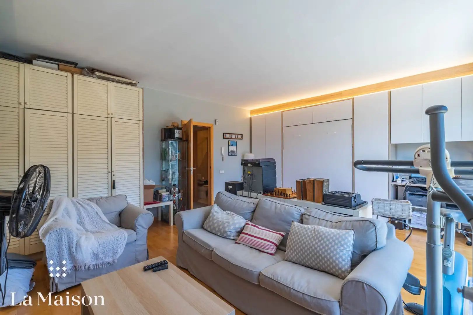 Sala de estar de Casa adosada en venta en Cabrils con Aire acondicionado, Calefacción y Jardín privado