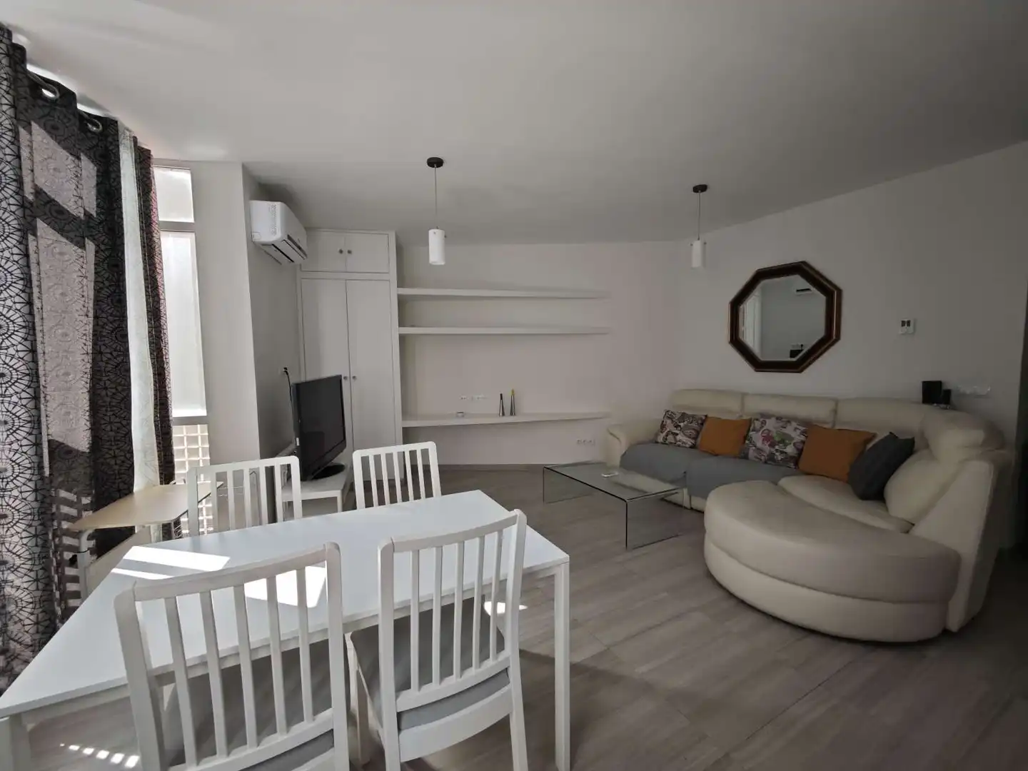 Sala d'estar de Apartament per a compartir en Madrid amb Aire condicionat, Calefacció i Terrassa