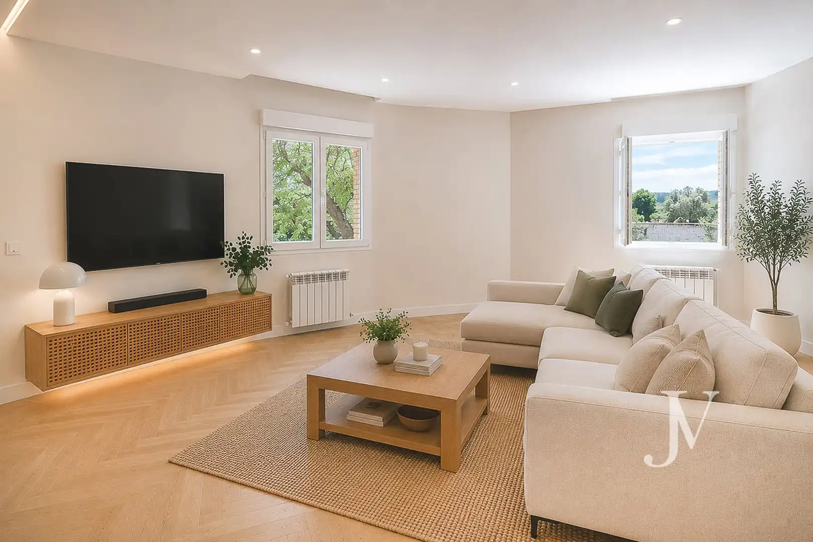 Wohnzimmer von Wohnung zum Verkauf in Madrid mit Heizung