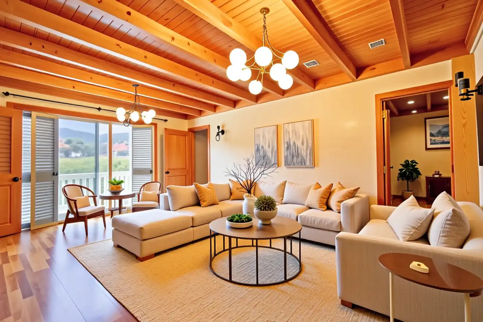 Sala de estar de Casa o chalet en venta en Tacoronte con Terraza, Trastero y Amueblado