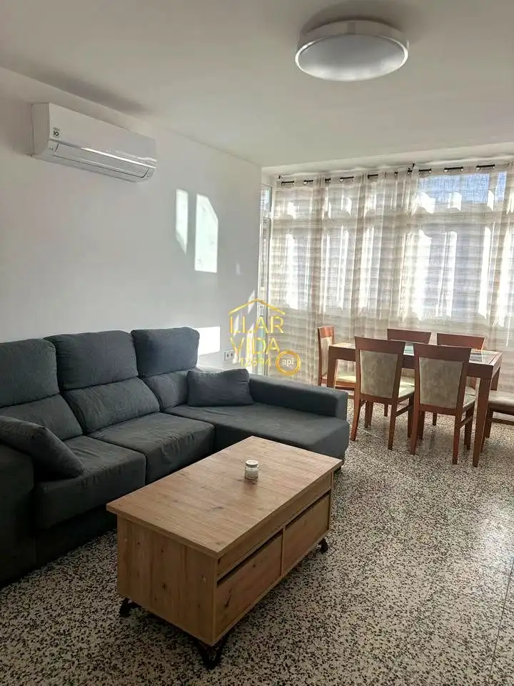 Sala de estar de Piso de alquiler en Lleida con Aire acondicionado, Calefacción y Amueblado