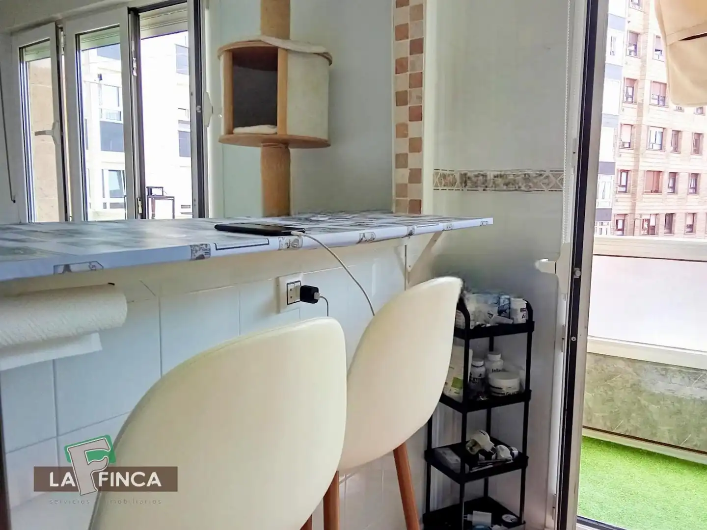 Küche von Wohnung zum Verkauf in Gijón  mit Terrasse und Möbliert