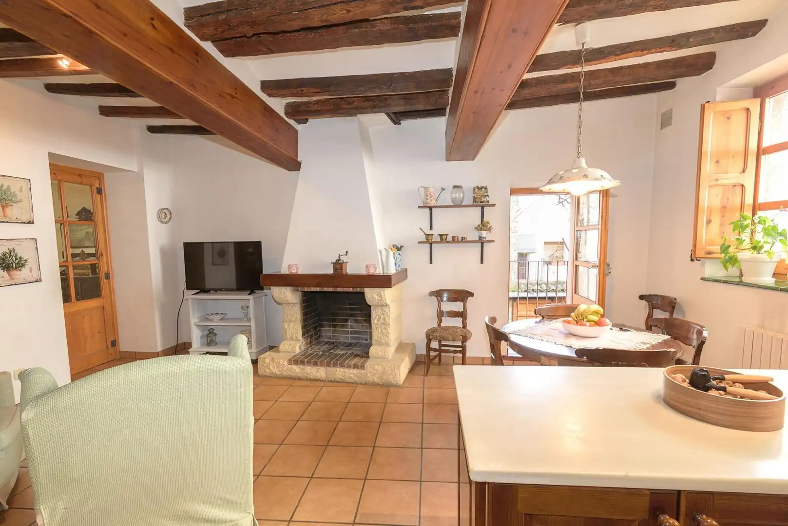 Cocina de Finca rústica en venta en Organyà con Calefacción