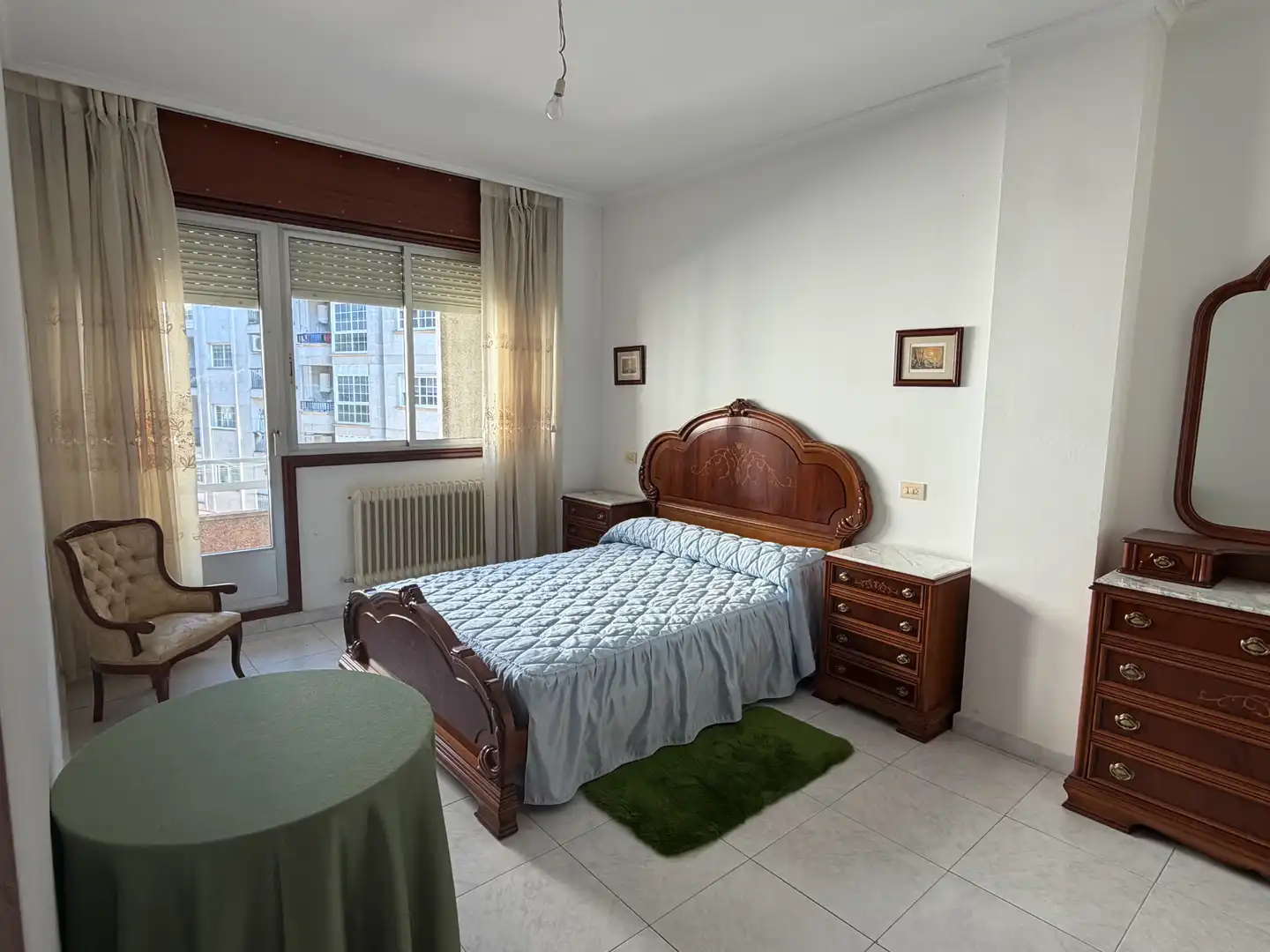 Schlafzimmer von Wohnung zur Miete in O Carballiño   mit Heizung, Möbliert und Balkon