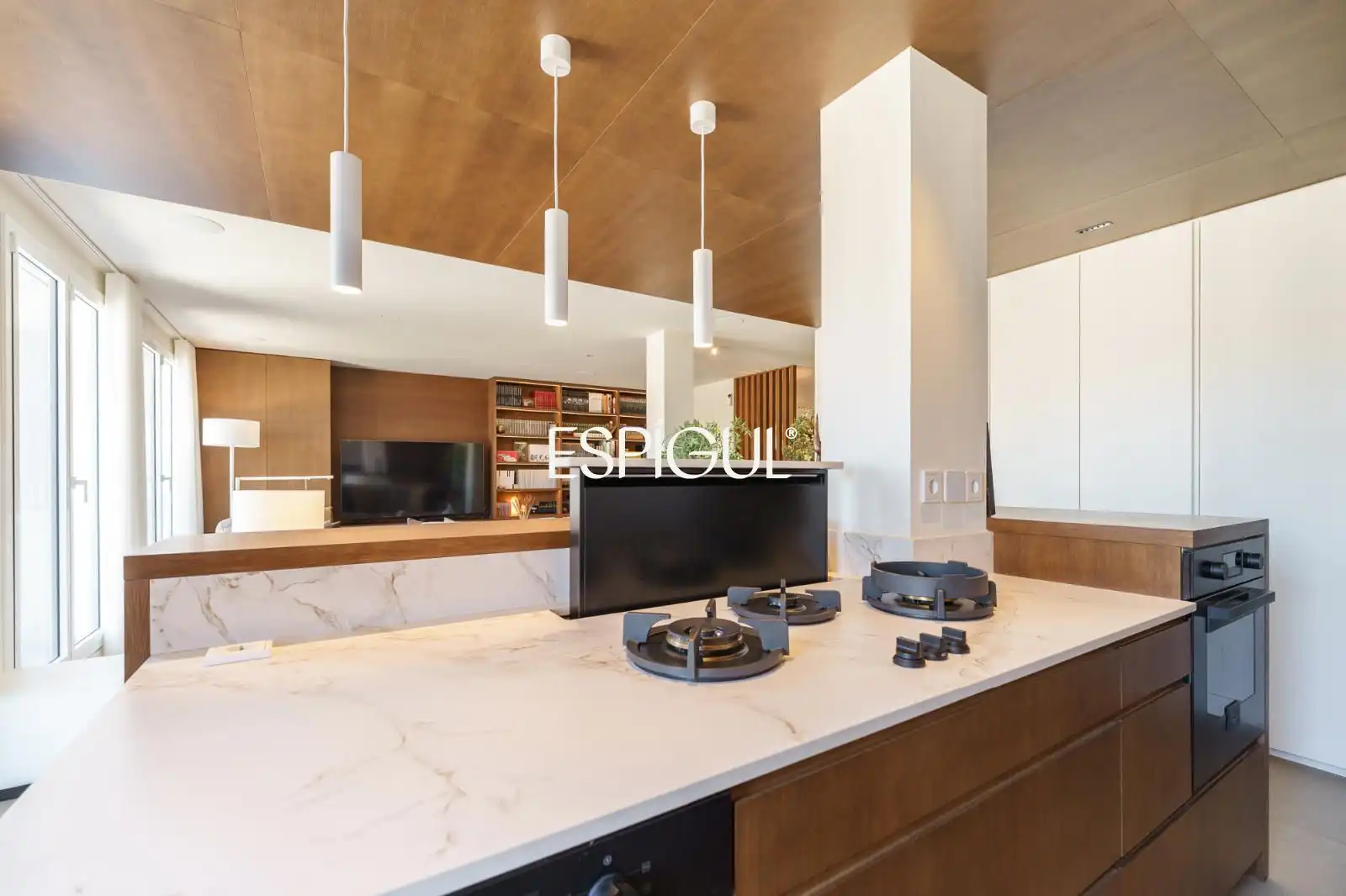 Kitchen of Attic for sale in Barcelona  with Air Conditioner, Heating and Parquet flooring