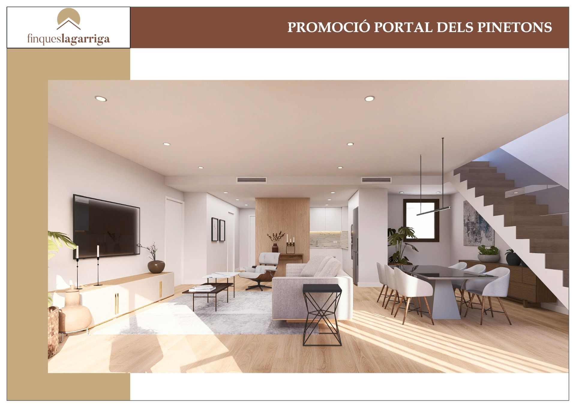 Living room of Duplex for sale in La Garriga  with Air Conditioner, Heating and Parquet flooring