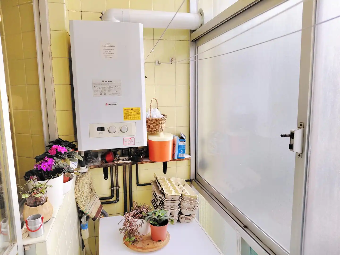 Cocina de Piso en venta en Getxo  con Calefacción, Terraza y Trastero
