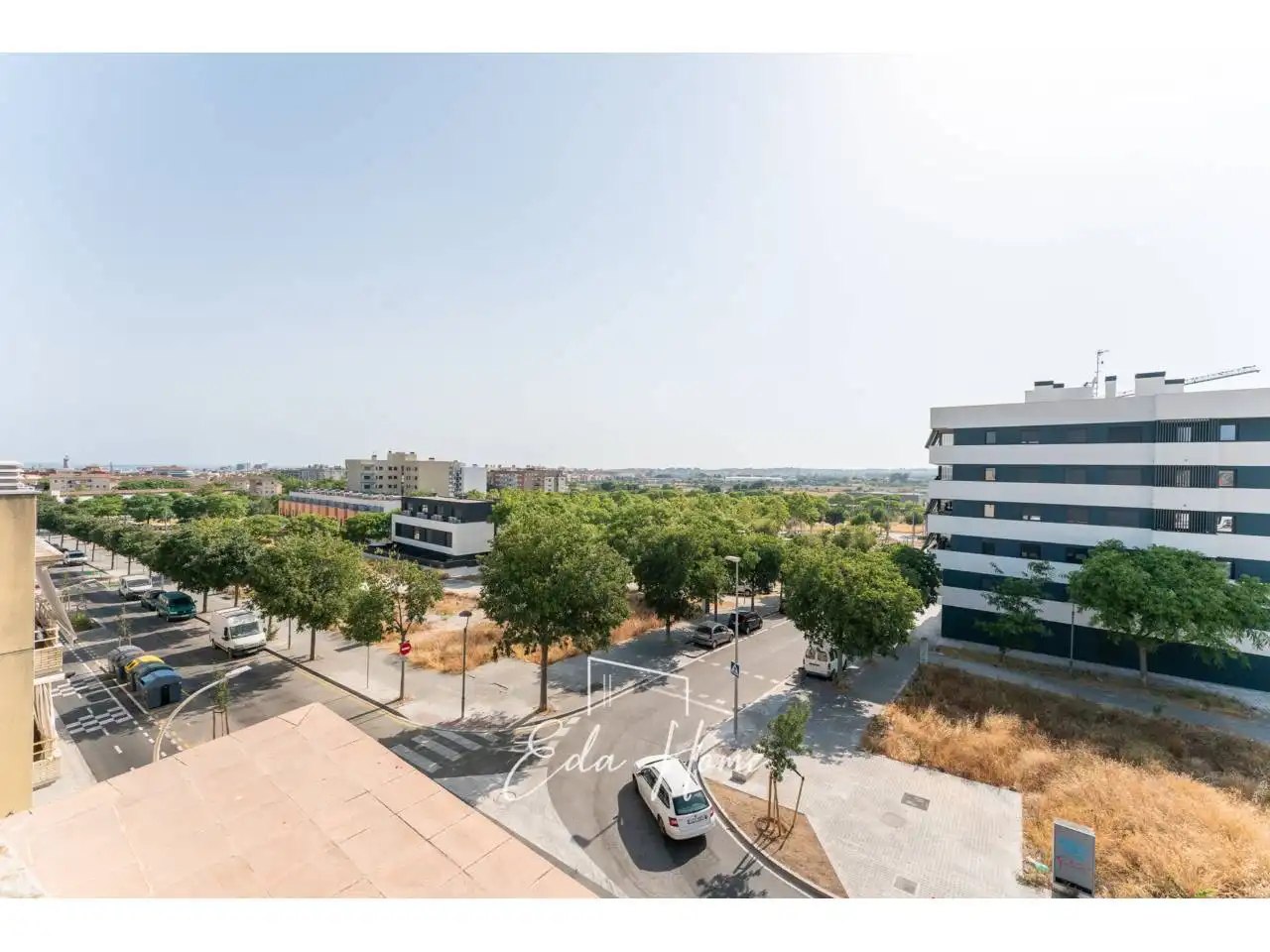 Vista exterior de Pis en venda en Vilanova i la Geltrú amb Aire condicionat, Calefacció i Terrassa