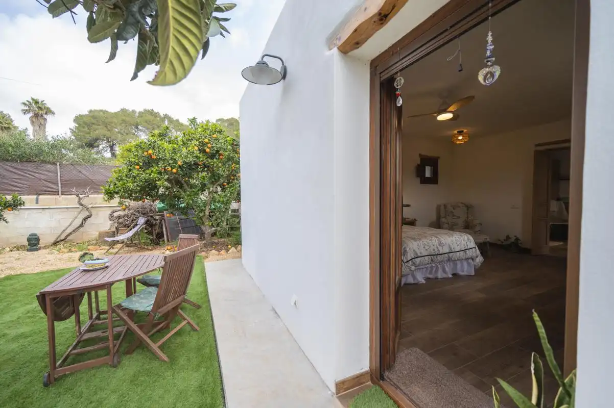 Terraza de Casa o chalet en venta en Santa Eulària des Riu con Aire acondicionado, Calefacción y Jardín privado