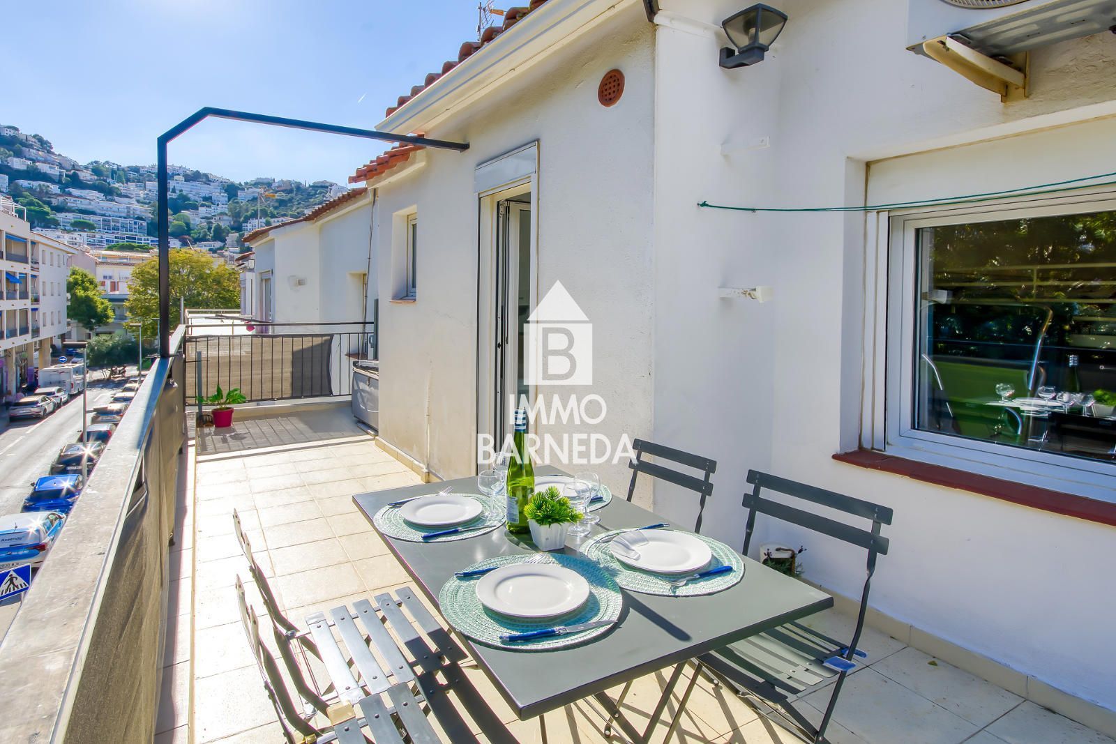 Terrace of Flat for sale in Roses  with Air Conditioner, Heating and Terrace