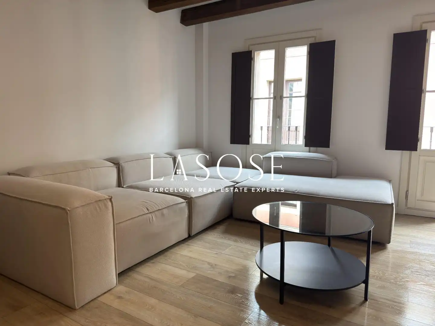 Living room of Attic for sale in  Barcelona Capital  with Air Conditioner, Heating and Terrace