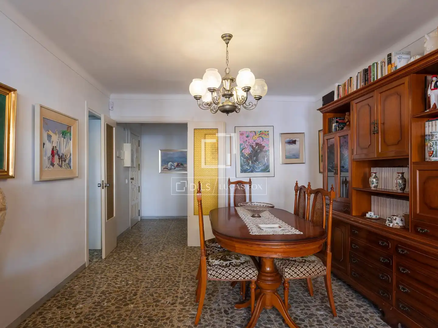 Dining room of Flat for sale in Eivissa  with Air Conditioner, Terrace and Furnished
