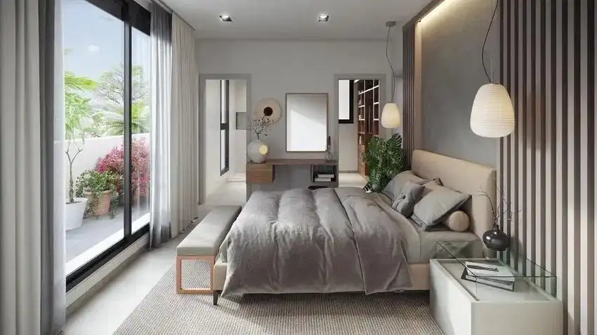 Habitación de Casa adosada en venta en Alhaurín de la Torre con Aire acondicionado, Jardín privado y Piscina