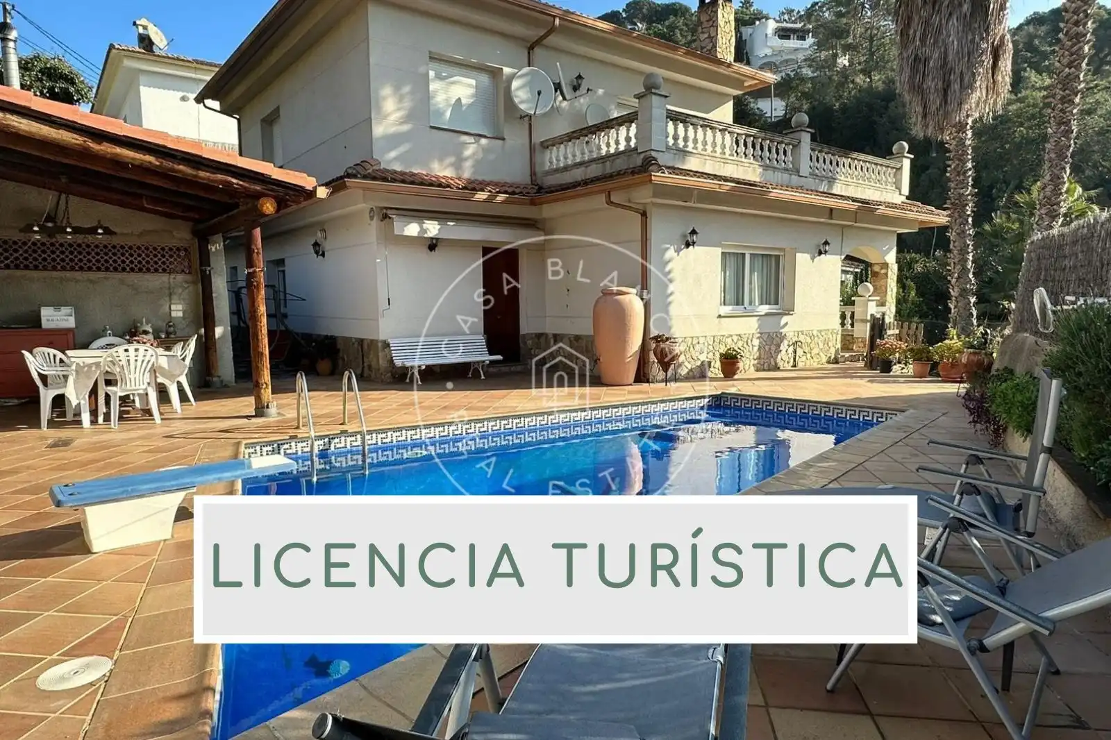 Exterior view of Houses for sale in Lloret de Mar  with Air Conditioner, Heating and Private garden