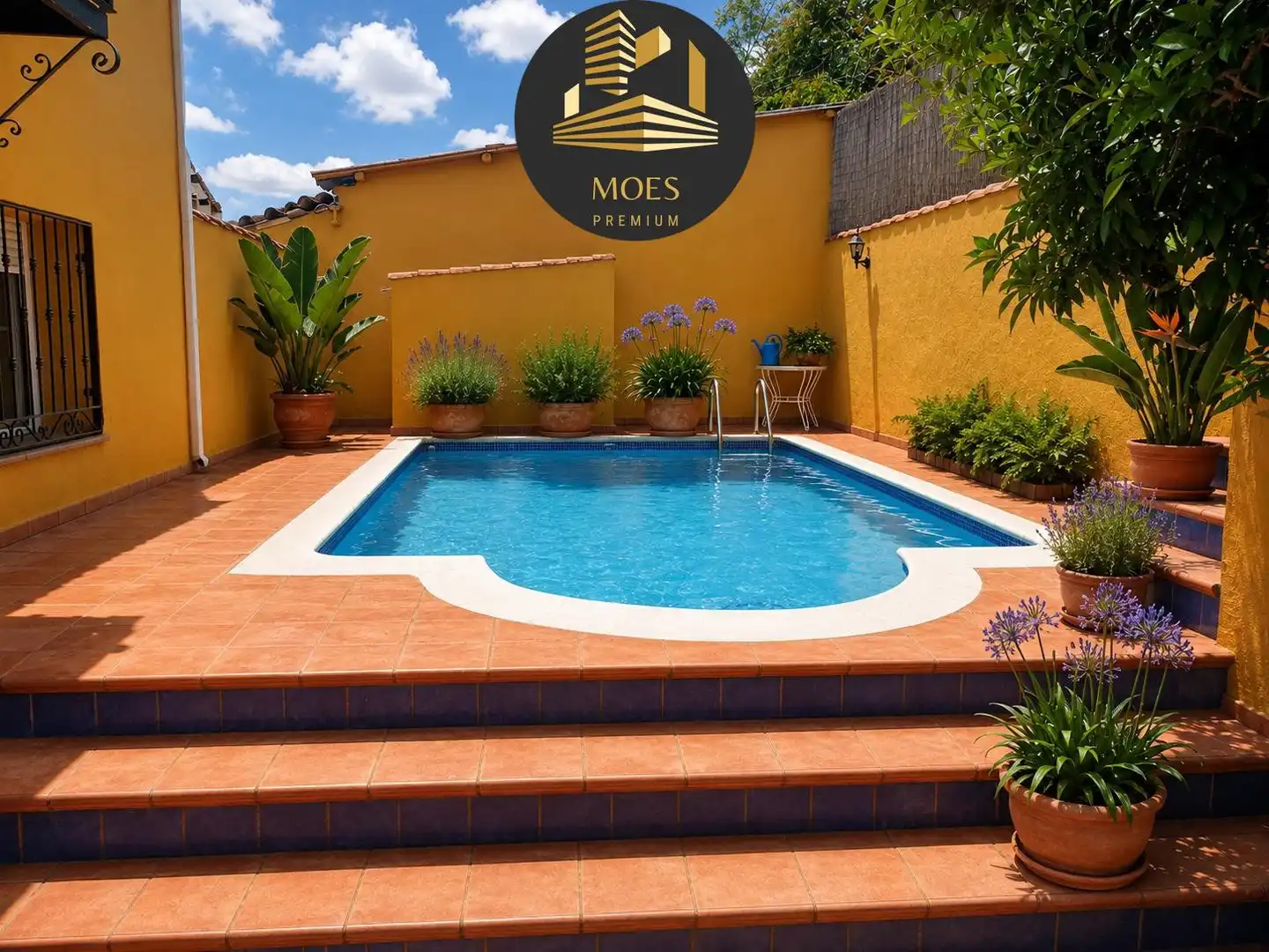 Swimming pool of Houses for sale in Villacarrillo  with Air Conditioner, Private garden and Storage room
