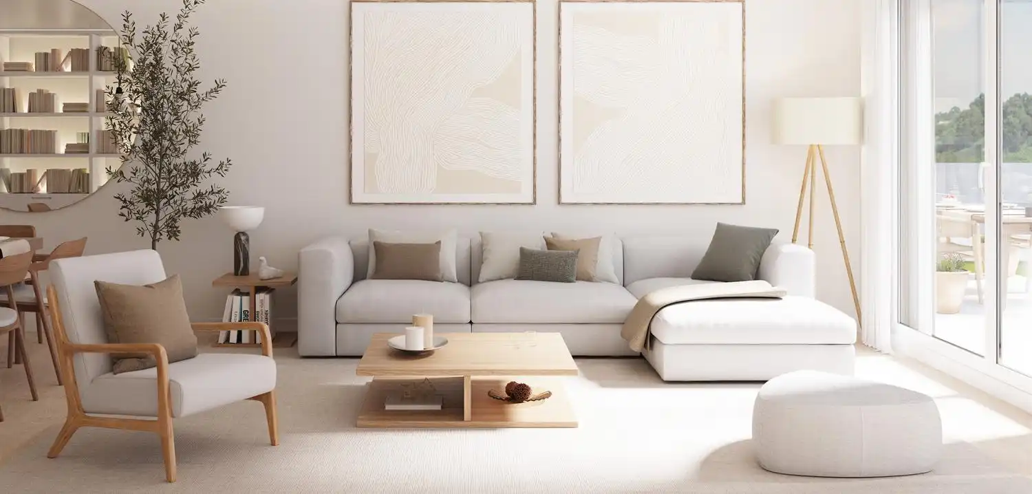 Wohnzimmer von Wohnung zum Verkauf in Barakaldo  mit Klimaanlage, Heizung und Privatgarten