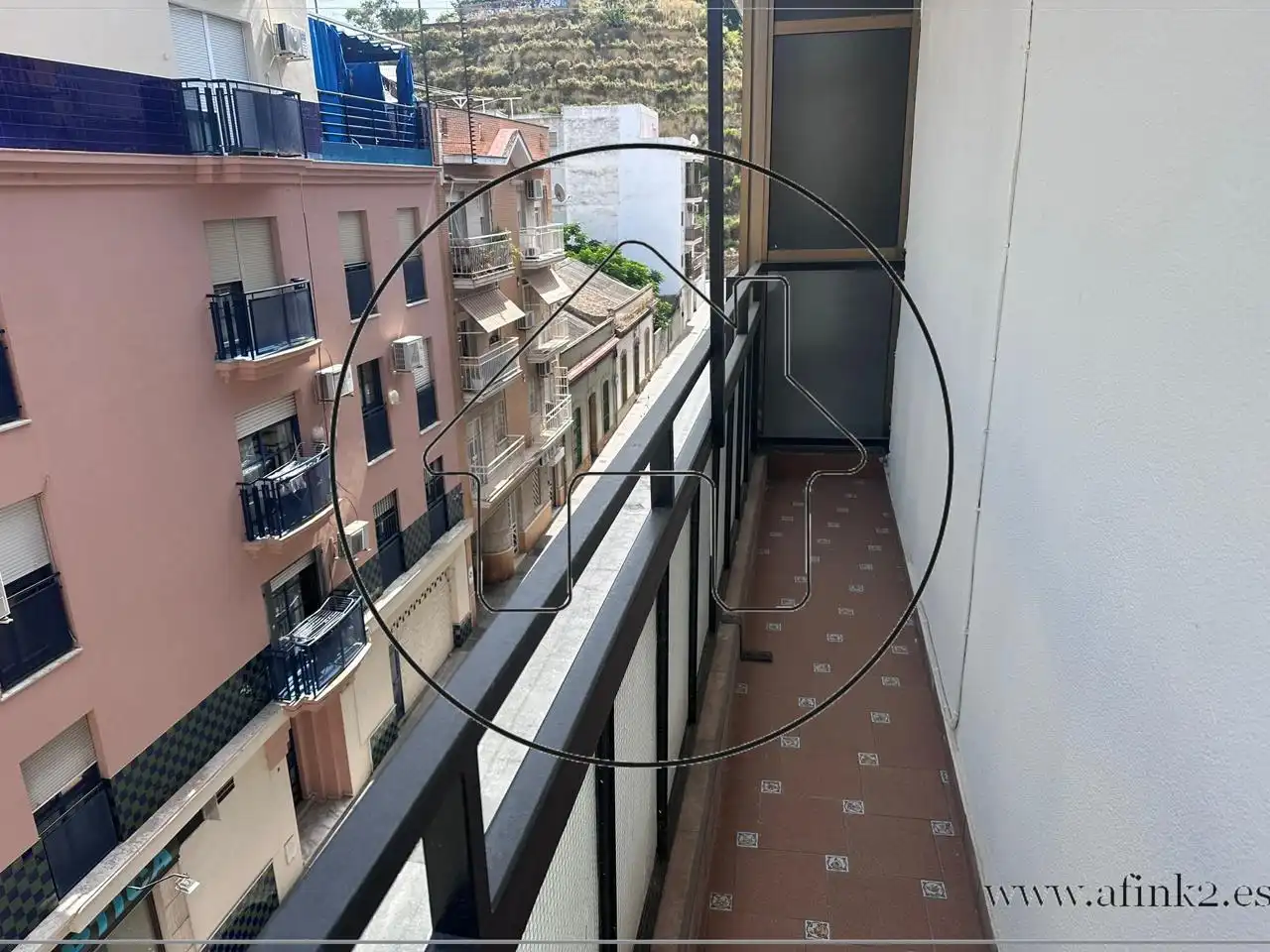 Balcony of Flat for rent in Huelva  with Furnished
