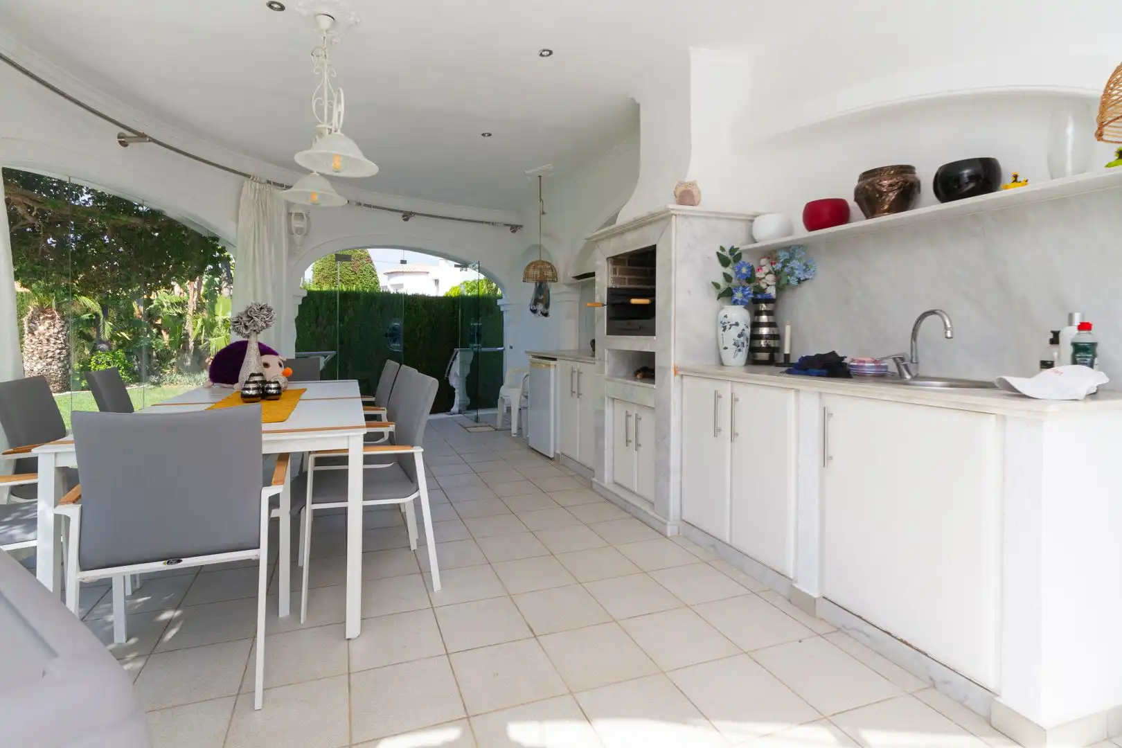Garden of Houses for sale in Dénia  with Air Conditioner, Heating and Private garden