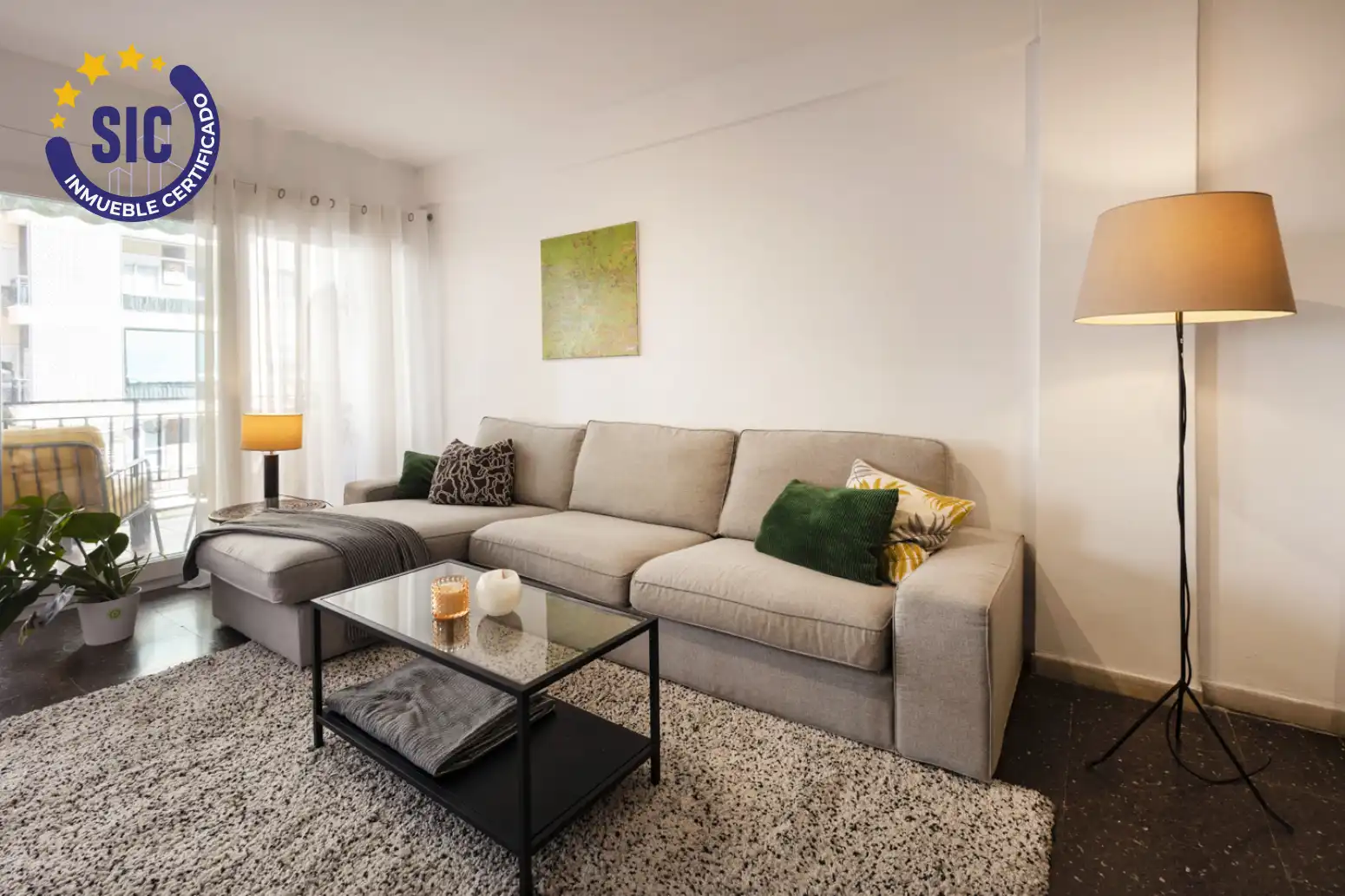 Living room of Flat for sale in Valencia  with Air Conditioner and Terrace