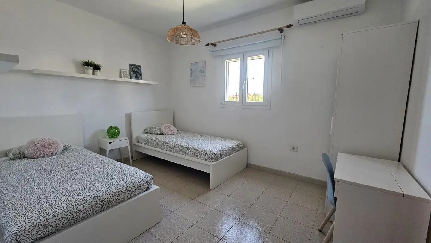 Bedroom of Flat for rent in San Bartolomé de Tirajana  with Air Conditioner, Terrace and Furnished