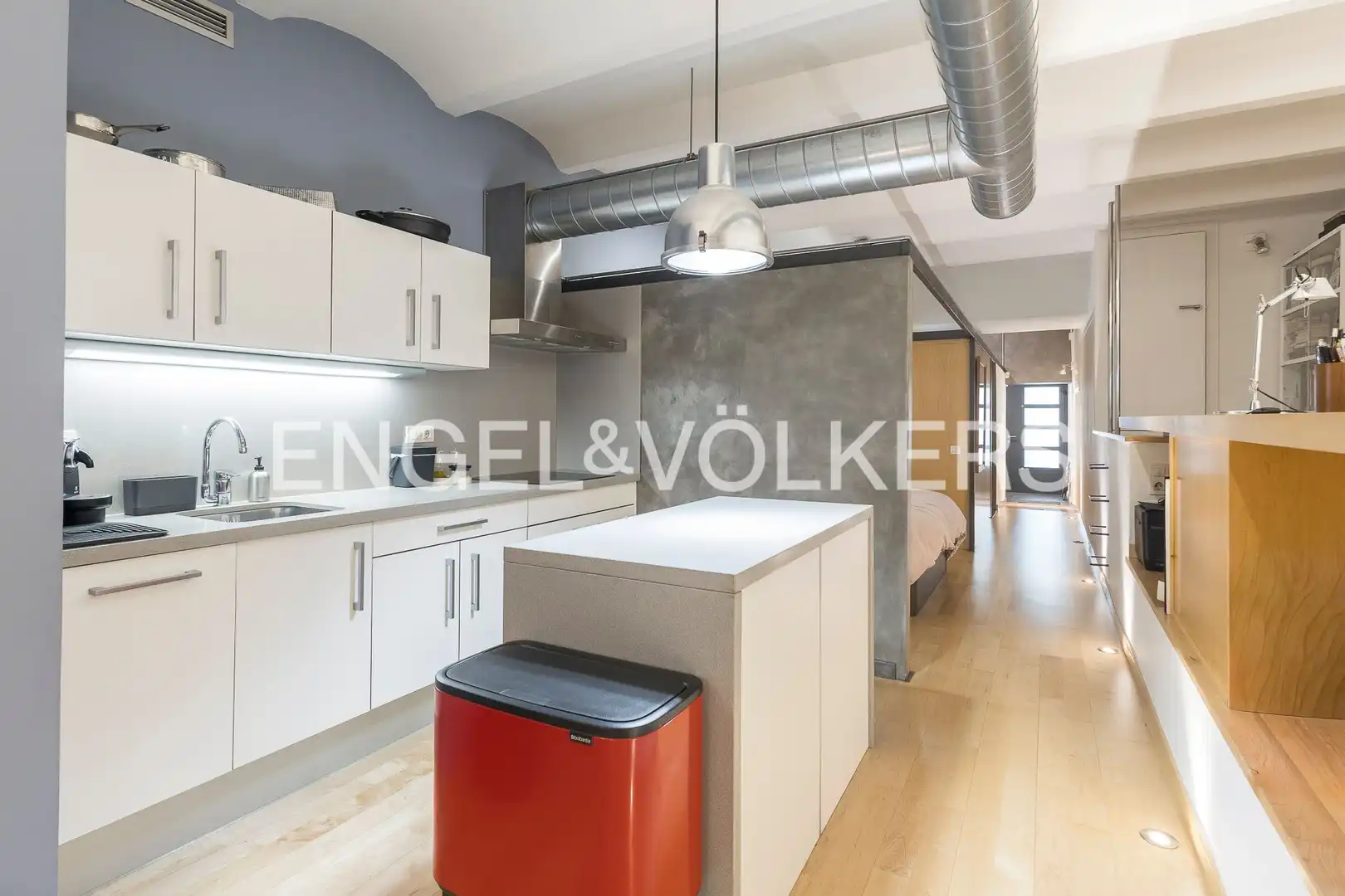 Cocina de Loft en venta en Barcelona con Aire acondicionado, Calefacción y Parquet