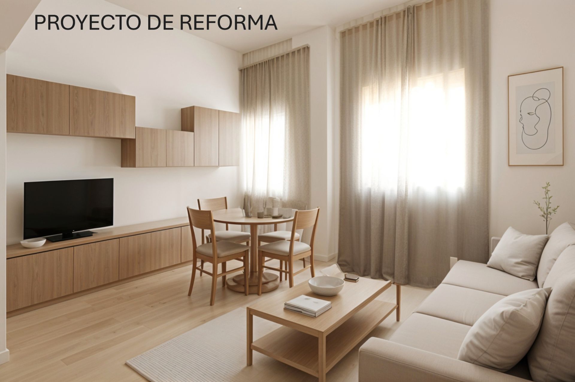 Living room of Flat for sale in  Barcelona Capital  with Heating, Furnished and Oven