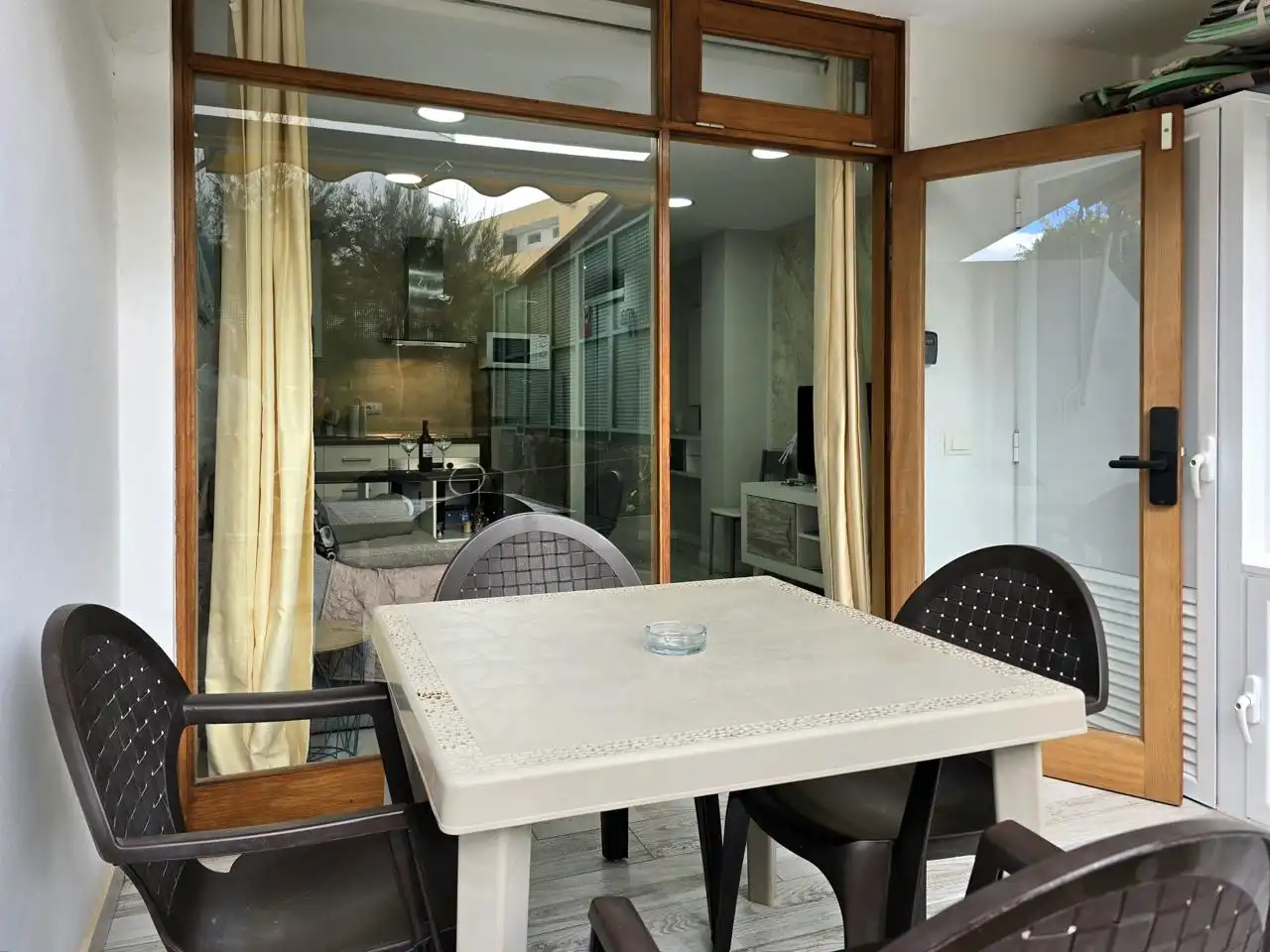 Terrace of Apartments for rent in San Bartolomé de Tirajana  with Air Conditioner, Terrace and Furnished