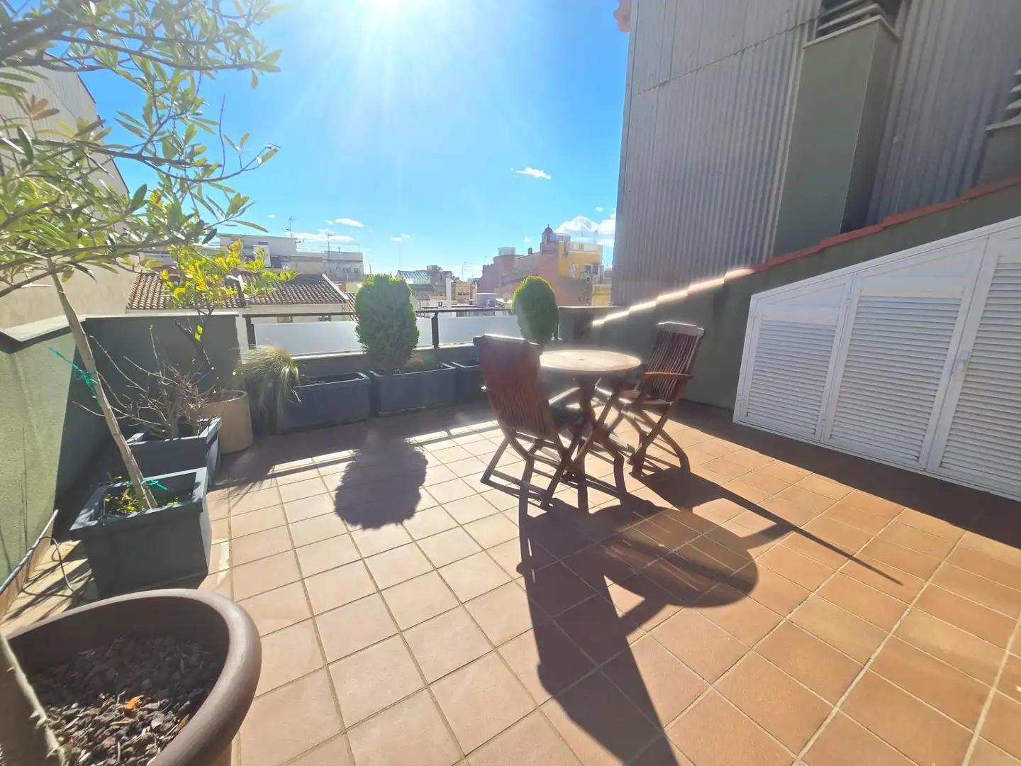 Terrace of Duplexes for rent in El Masnou  with Air Conditioner, Heating and Private garden