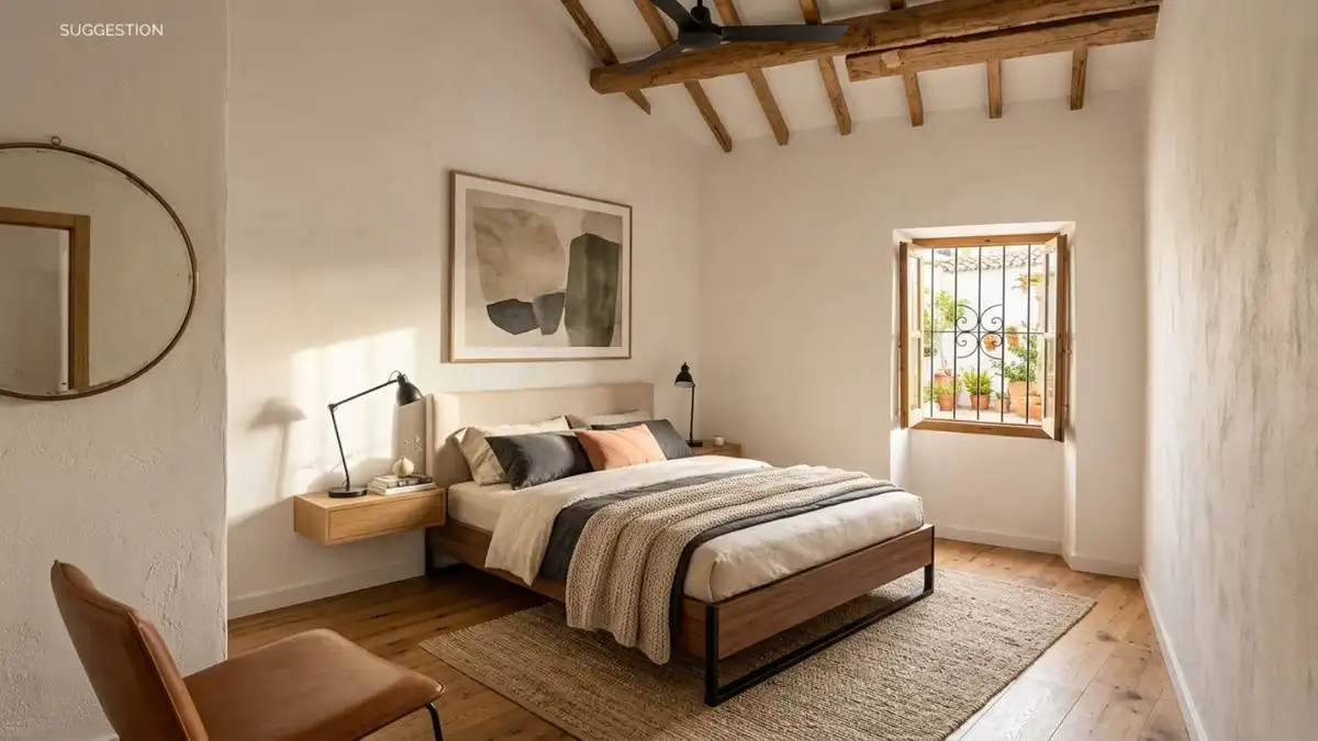 Habitación de Casa adosada en venta en Ojén con Jardín privado y Terraza