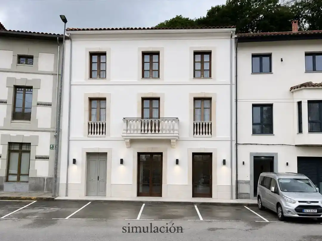 Vista exterior de Piso en venta en Parres