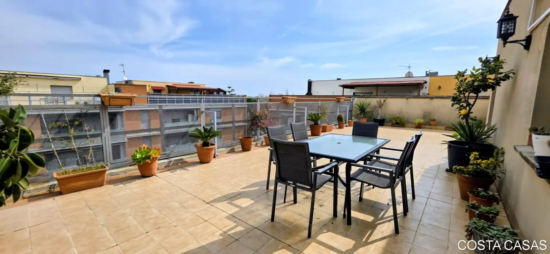 Terrace of Duplexes for sale in Castelldefels  with Air Conditioner, Heating and Parquet flooring