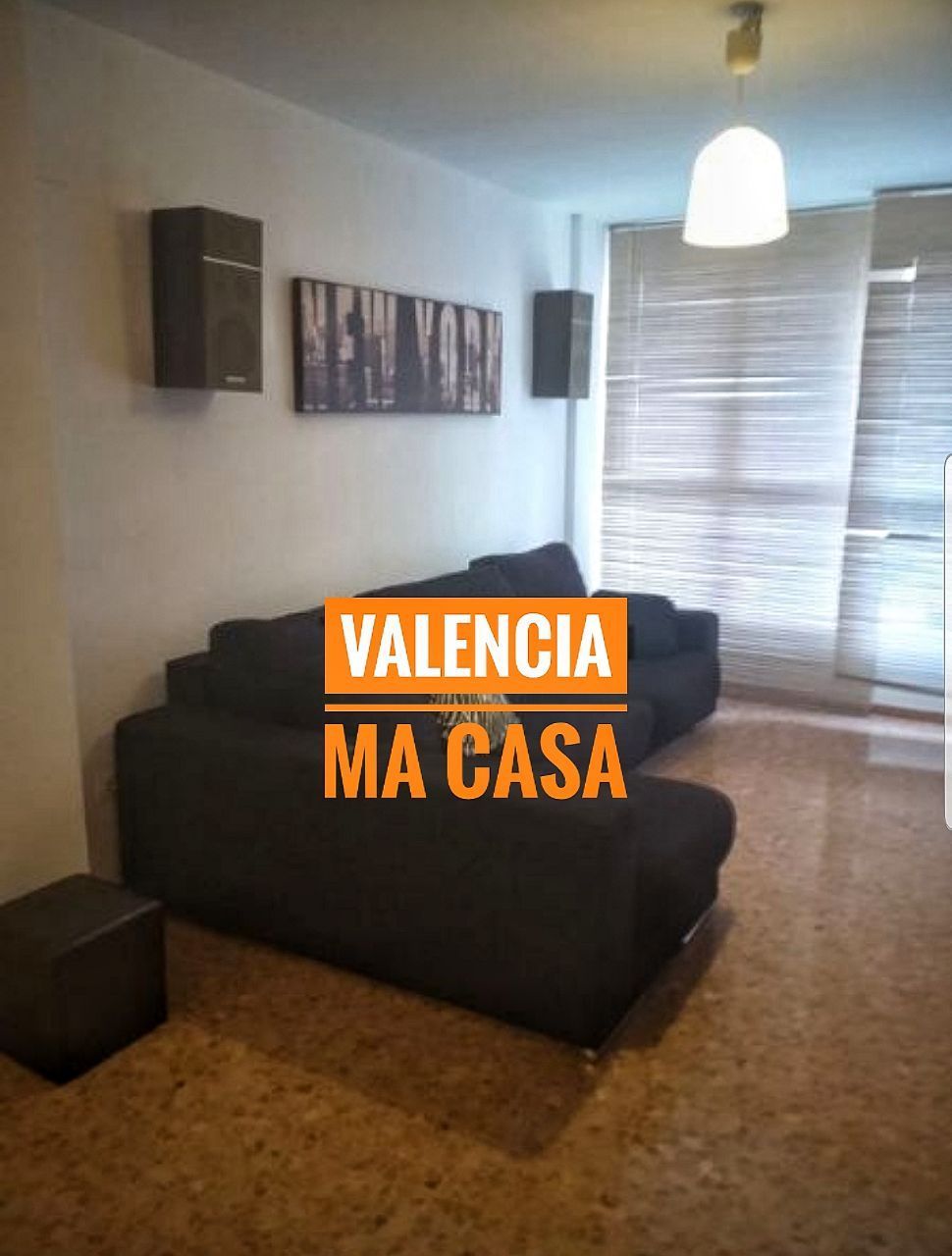 Living room of Flat to rent in  Valencia Capital  with Air Conditioner, Heating and Furnished