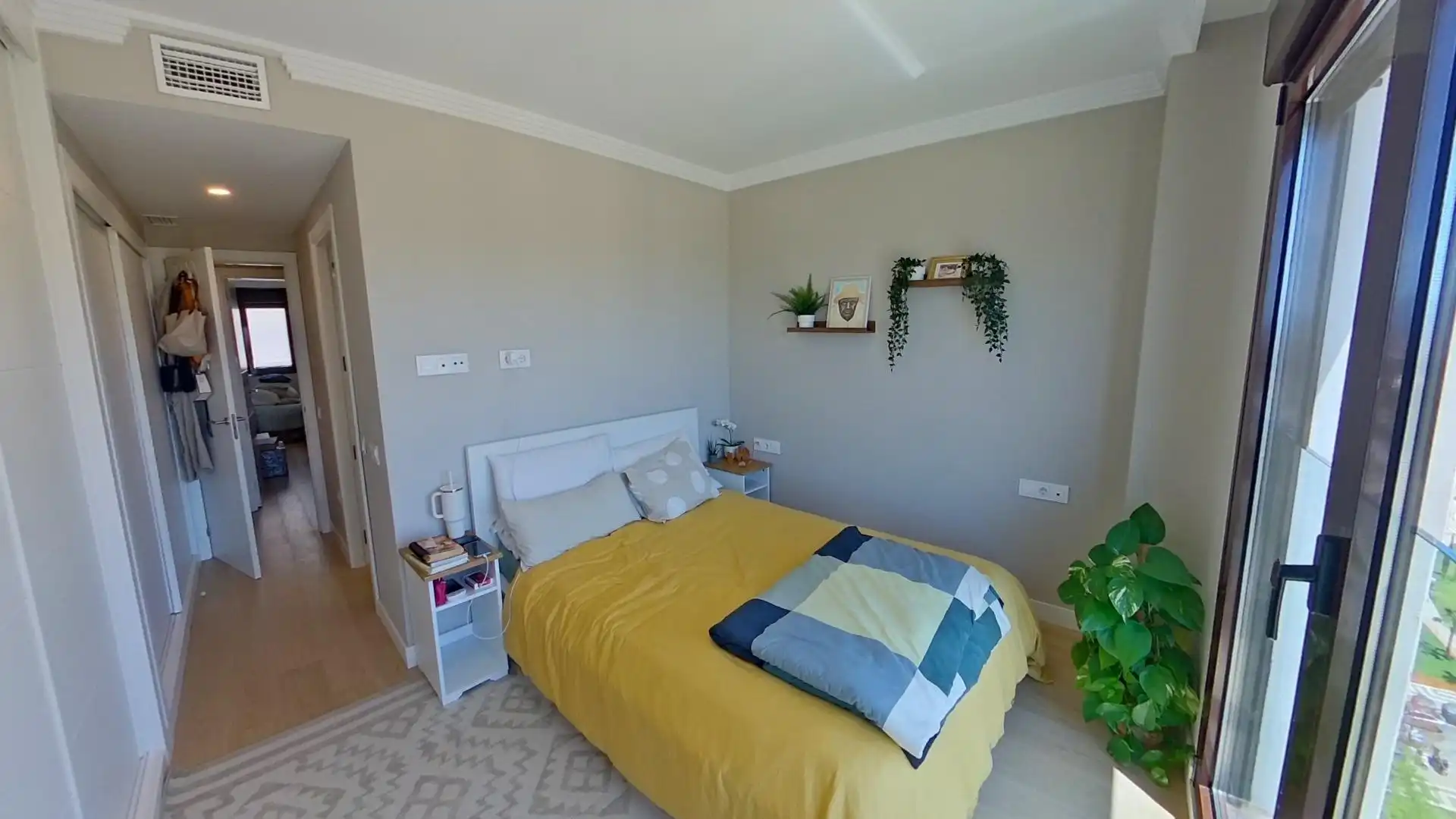 Habitación de Piso de alquiler en Málaga con Aire acondicionado, Calefacción y Terraza