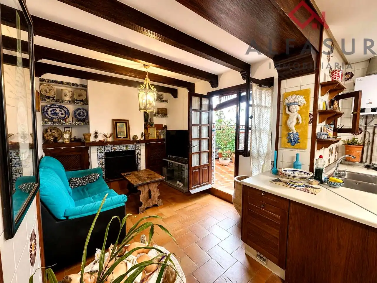 Sala de estar de Piso en venta en Málaga con Aire acondicionado, Terraza y Trastero
