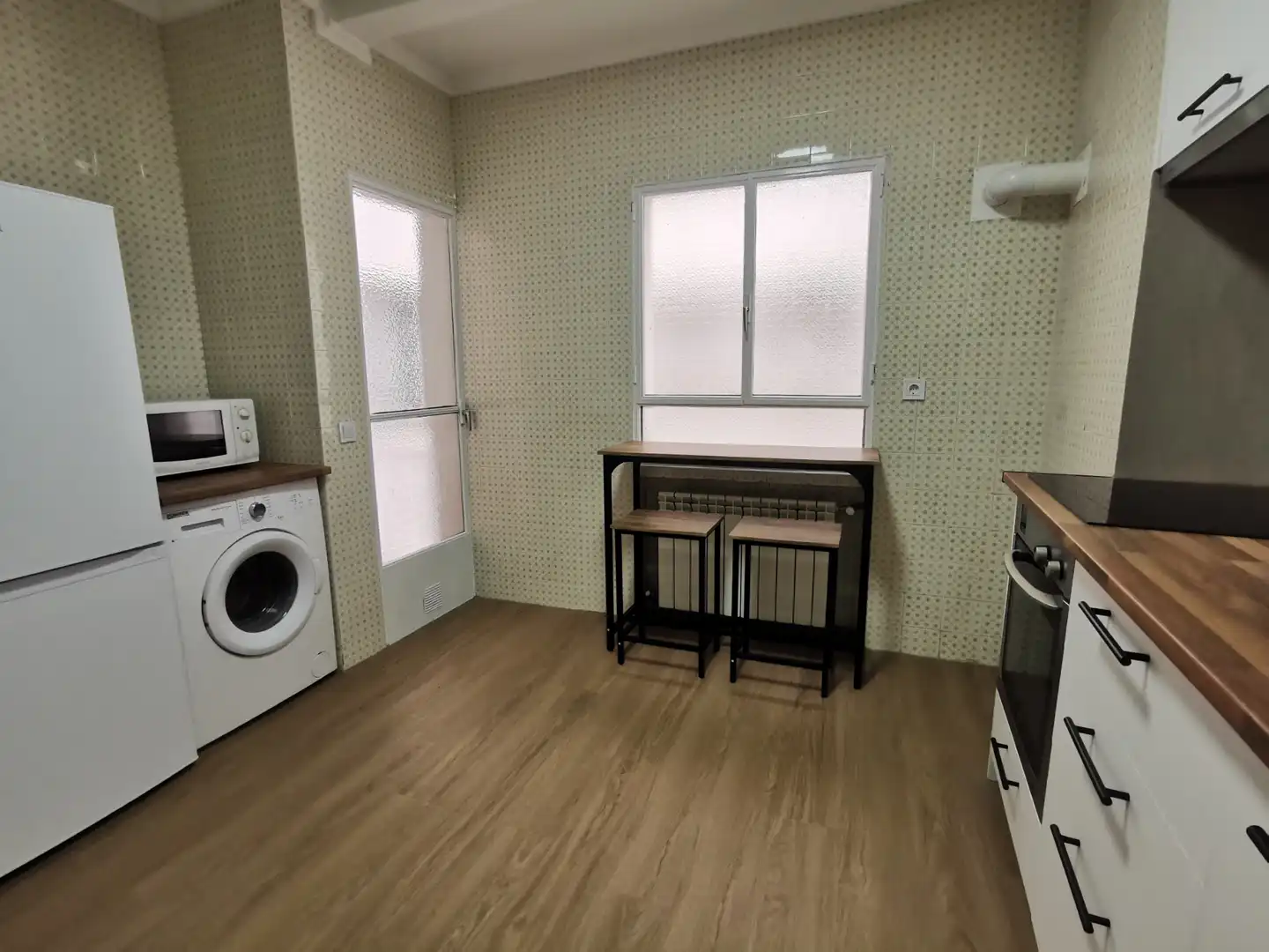 Küche von Wohnung zur Miete in Salamanca mit Heizung, Parkett und Möbliert